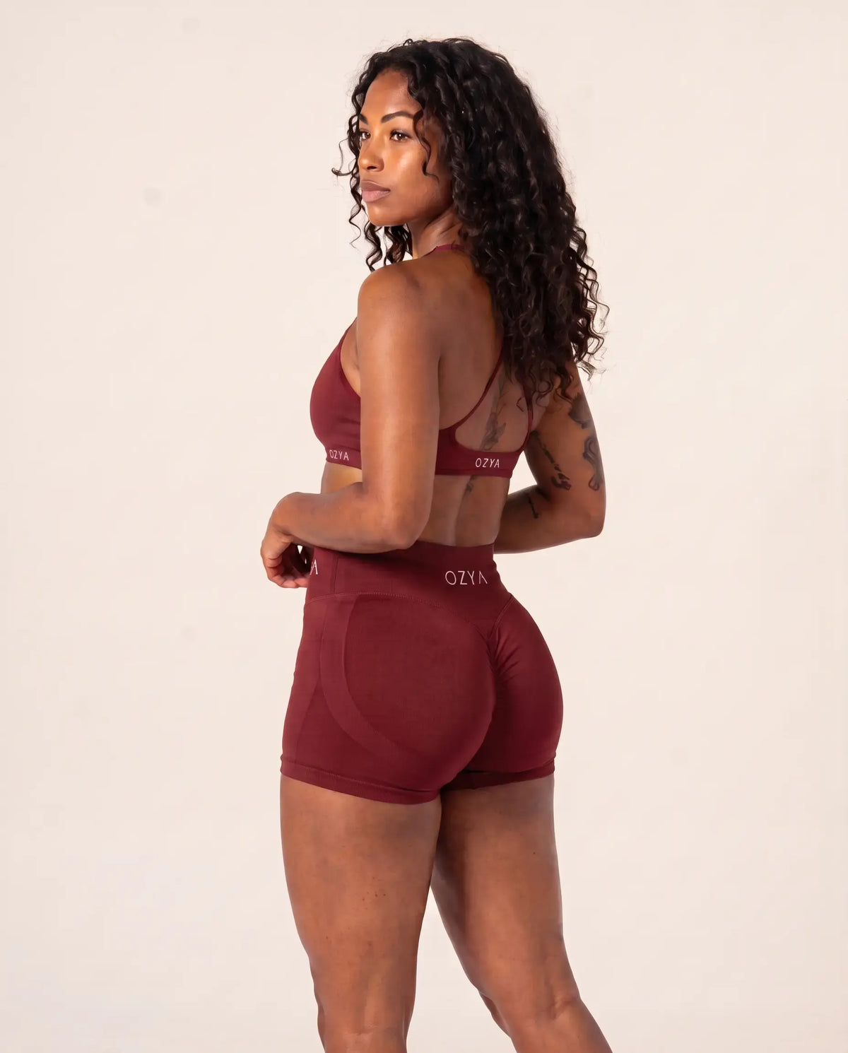 Short scrunch taille-basse | 4.5"